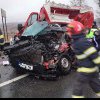 Accident mortal între Cluj și Huedin. Șoferul unei autoutilitare a murit – FOTO
