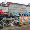 FOTO/VIDEO – Zeci de angajați din sistemul silvic și membri ai Asociației PRO Lemn au protestat la Bistrița împotriva anomaliilor din sistem