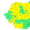 Două coduri galbene emise pentru județul Suceava de ANM