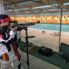 Echipa de juniori a României, medaliată cu argint în proba de pistol 10 m la Europene
