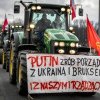 FOTO - Scandarea care a aprins Europa! Fermierii polonezi: 'Putin, fă ordine în Ucraina, la Bruxelles şi în guvernul nostru!'