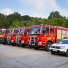 Pompierii au intergenit în gara Drobeta Turnu Severin: Scurgeri de benzină din vagoane ale unui tren de marfă