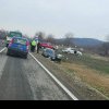 FOTO: Accident între Alba Iulia și Teleac. Două mașini s-au tamponat. Nu s-au înregistrat victime