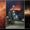 FOTO: Incendiu cu două focare la Șeușa, comuna Ciugud. Arde vegetația de pe dealurile din apropiere
