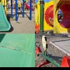 FOTO ȘTIREA TA: Cum arată parcul de joacă din centrul orașului Alba Iulia, la început de februarie. Pericol pentru copii