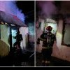 INCENDIU la Pianu de Jos: o locuință a fost mistuită de flăcări. Pompierii din Sebeș au intervenit cu două autospeciale