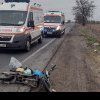 Motociclist lovit de camion la Nădlac. Victima a ajuns la Urgențe