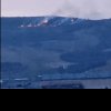 Incendiu de vegetație la Bunești – VIDEO