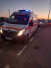 Accident la ieșirea din Neudorf: s-a tamponat un camion cu o autoutilitară
