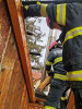 Incendiu la Sânmartin: o casă a luat foc