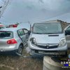 Accident violent în Dâmbovița! 5 persoane, printre care și doi minori, transportate de urgență la spital