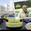 Taximetristul Ioan Pugna protestează la Bucureşti: „Jos cu tariful dinamic