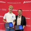 CS Medgidia: Alin Mihai Șavlovschi si antrenorul sau, premii importante de la Federatia Romana de Atletism (GALERIE FOTO)