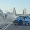 INFOTRAFIC: A fost reluat traficul pe podul rutier de la Ovidiu, blocat dupa un accident rutier