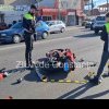 Motociclist implicat intr-un accident rutier pe Șoseaua Mangaliei din Constanta (GALERIE FOTO+VIDEO)