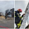Un incendiu la o magazie și o pisică urcată într-un copac de zece metri, misiunile de salvare ale pompierilor lugojeni
