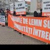 VIDEO. Protest în rândul reprezentanţilor din industria lemnului, la Lugoj