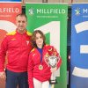 Antonia Stănescu – aur la Millfield Cup U14