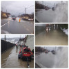 EXCLUSIV VIDEO: DN18, inundat pe porțiuni importante în satul Tisa. Probleme și la Borșa