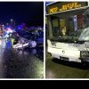 Accident în Florești cu două mașini și un autobuz - Galerie FOTO