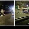 Accident în Florești, în zona viitorului Spital de urgență. S-a urcat cu mașina pe o motocicletă - FOTO