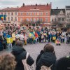 Doi ani de război în Ucaina! Refugiații s-au adunat în Piața Unirii din Cluj-Napoca au condamnat conflictul - FOTO