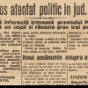 1932: Un odios atentat politic in iudețul Bacău