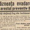 1938: Deținuții evadați din Penitenciarul Bacău au cântat prin oraș cântece patriotice ca să nu fie bănuiți