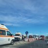 Accident grav între un autoturism și un microbuz care efectua curse București – Onești