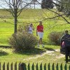 Klaus Iohannis, din nou la golf: Şi-a luat şi soția