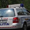 O mașină de Poliție care se deplasa la Dumbrăveni la un accident a fost ”accidentată” la Plopeni