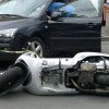 Un bărbat din Pătrăuți a condus băut și fără permis un moped neînmatriculat și a lovit un autotuturism care circula regulamentar
