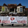 FOTO: Mesaje emoționante la cea de-a XIII-a ediție a „Marșului pentru Viață” de la Târgu Mureș