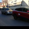 LIVE: Sute de taximetriști, protest la Târgu Mureș
