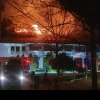 Focul de la Judecătoria Cornetu, jud. Ilfov, s-a reaprins, după ce pompierii au anunțat lichidarea flăcărilor violente. Autospecialele, întoarse din drum - FOTO