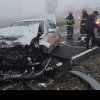 Impact viloent pe un drum din Iași. Trei persoane au ajuns la spital