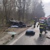 Plan ROȘU de intervenție la Sintești, în urma unui grav accident de circulație. Un mort și 3 răniți, transportați la spital - FOTO