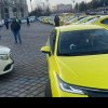 Taximetriștii ies din nou în stradă: protest uriaș în Piața Constituției, din Capitală