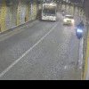 Accidentul de motocicletă din Pasajul Unirii a fost filmat. Manevra criminală făcută de motociclist