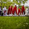 Catolicii sărbătoresc azi Floriile. Restricții de circulație în Bucureşti pentru procesiunea religioasă