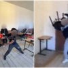 Elevi de la o şcoală din Maramureş, filmați în timp ce înjură și aruncă prin clasă cu scaune. Ce spun directorul și Inspectoratul Școlar