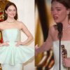Emma Stone, accident vestimentar la Premiile Oscar 2024. Rochia i s-a rupt înainte de a primi trofeul pentru „cea mai bună actriță”