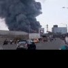 Explozie și incendiu la un depozit dintr-un terminal maritim din Columbia. Flăcările și fumul, vizibile la kilometri distanță