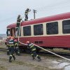 Incendiu în Iași, la un tren aflat în mers. Călătorii s-au autoevacuat