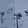Pasageri din telescaun, surprinși la înălțime de rafale de vânt de 110 km/h, în Alpii italieni