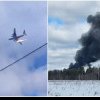 Un avion militar rusesc s-a prăbușit în flăcări în regiunea Ivanovo. 15 oameni erau la bord. VIDEO