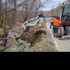 Drum afectat de alunecări de teren, pus în siguranță de Consiliul Județean Sălaj