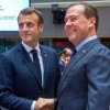 Medvedev, atac grosolan la adresa lui Emmanuel Macron! ”Va mirosi foarte puternic”