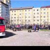 Miros puternic de gaz la CN „Andrei Mureșanu” din Bistrița! Sute de elevi și profesori, evacuați