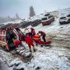 Exercițiu de amploare, la Șugag. Gestionarea situațiilor de urgență determinate de căderi masive de zăpadă urmate de avalanșe